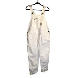 Women's Size Large Work Overall Loose Fit Canvas Rugged Flex® - Double Knee NWT